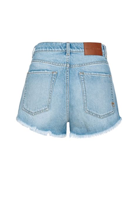 Denim shorts with logo PINKO | Trousers | 104593 A2BOPJE